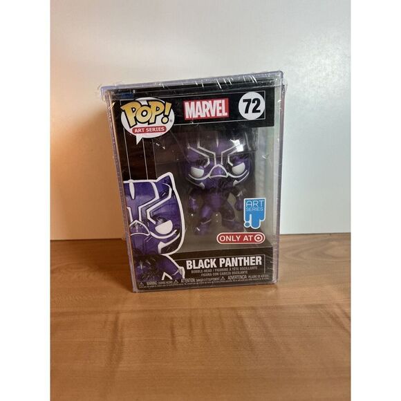 Funko Pop! Artist Series: Marvel - Black Panther - Target Exclusive #72 - Picture 2 of 8